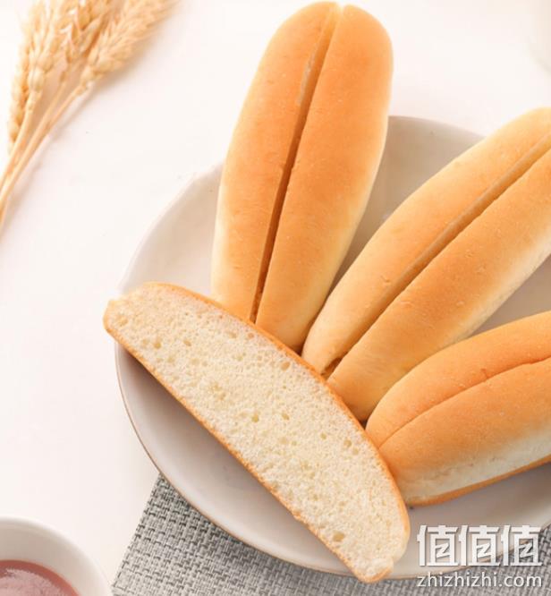 德克士供应商，金麦嘉 原味热狗面包胚 53g*10根（整箱） 13.9元包邮（需领券） 值值值-买手聚集的地方