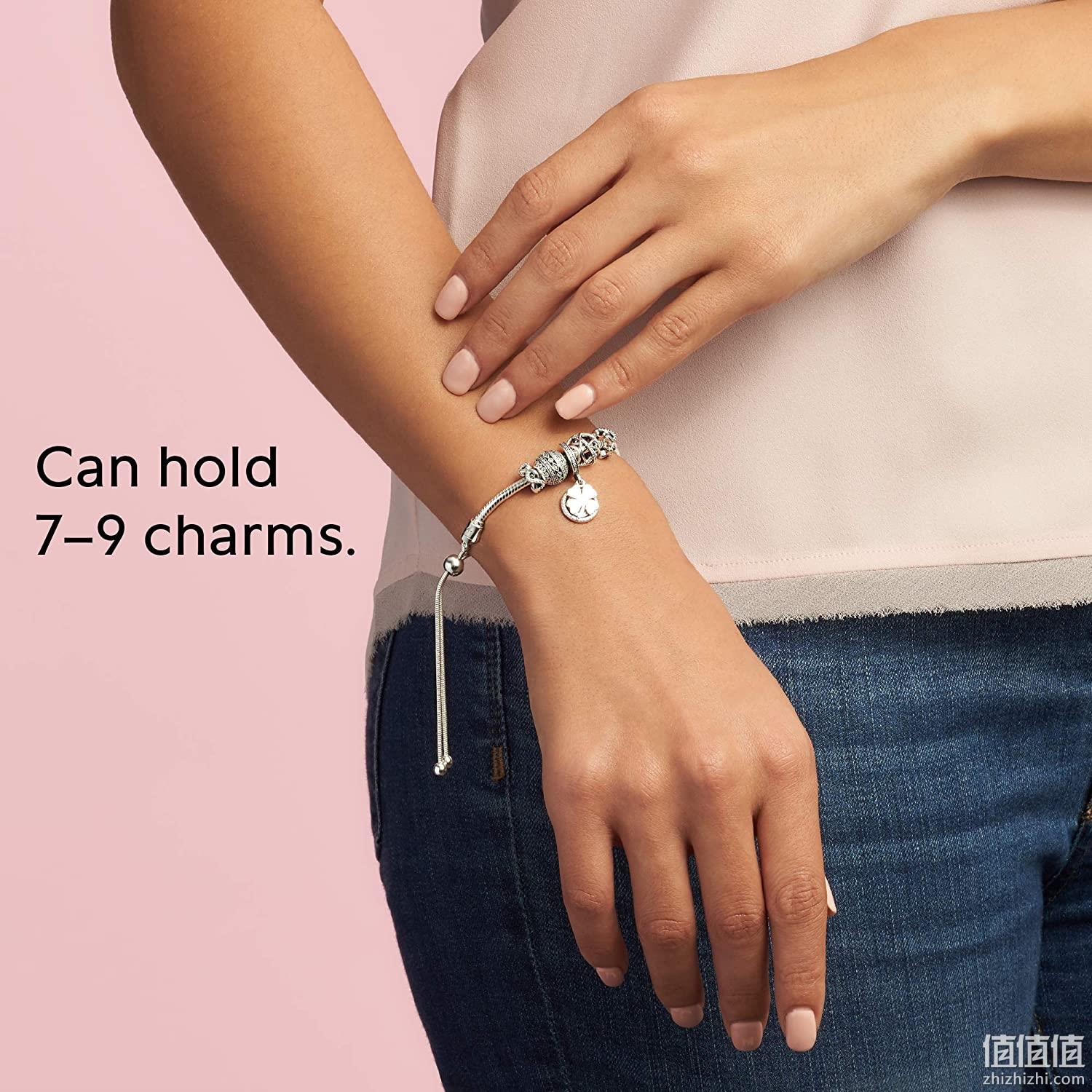 PANDORA 潘多拉 Moments 经典925银蛇骨手链 597125CZ 346.36元 值值值-买手聚集的地方