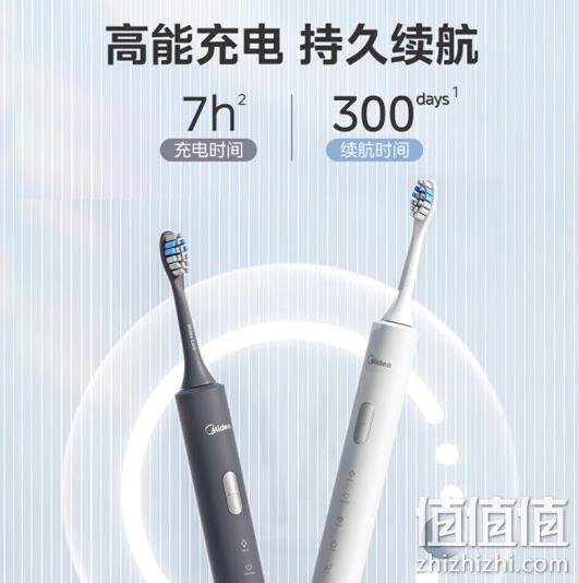 Midea 美的  S1P 声波电动牙刷 新低79元包邮（需领券） 值值值-买手聚集的地方
