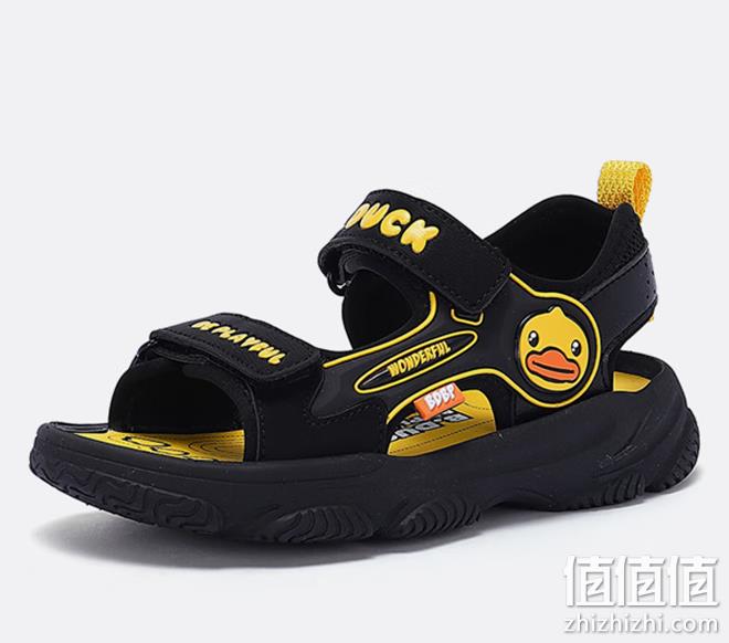 B.Duck 小黄鸭 儿童沙滩鞋软底凉鞋 3色 49元包邮（双重优惠） 值值值-买手聚集的地方