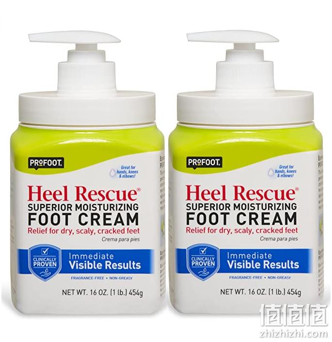 ProFoot Heel Rescue Foot 防干裂滋润去死皮护脚霜 454g*2罐装 新低135.32元 值值值-买手聚集的地方