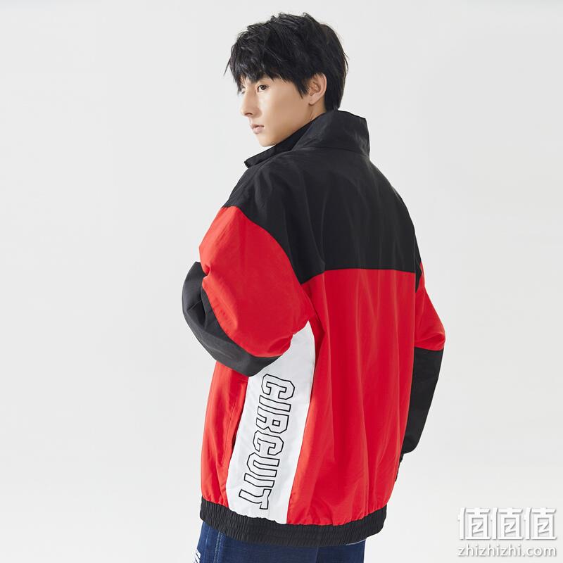 Meters Bonwe 美特斯邦威 男士复古撞色拼接夹克 新低49元包邮（需领券） 值值值-买手聚集的地方