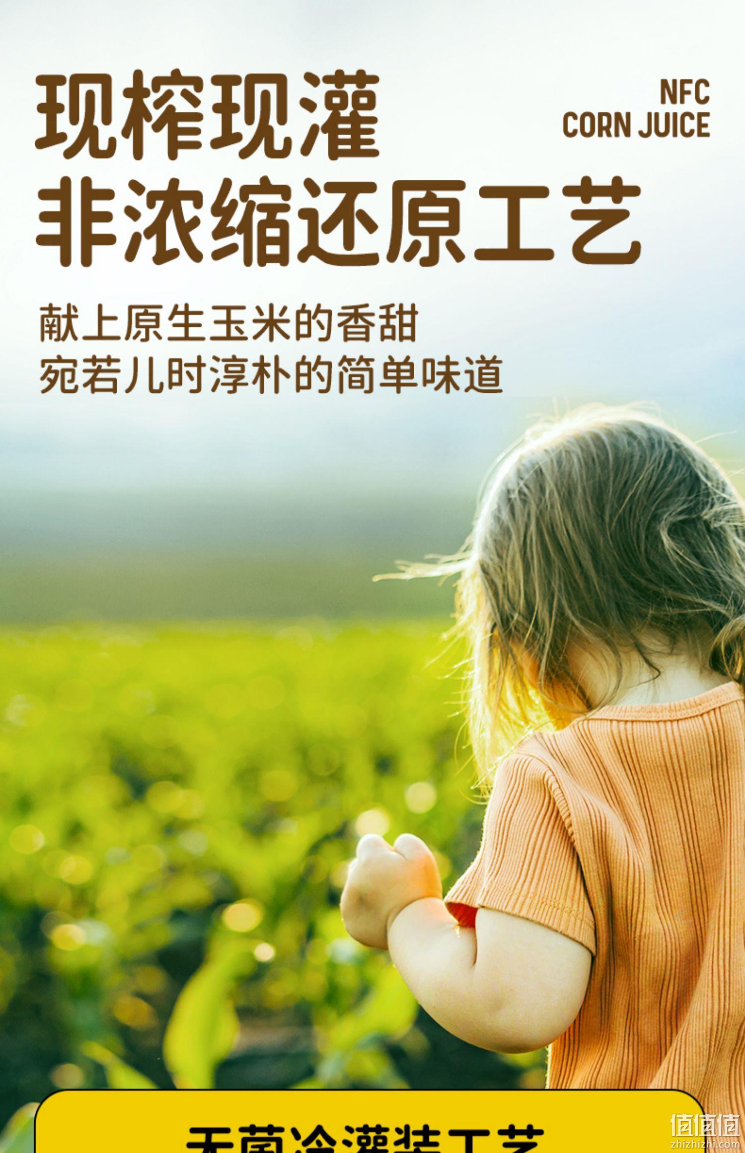 椰泰集团，轻上 0蔗糖鲜榨玉米汁谷物饮料 280ml*6瓶 29.9元包邮（需领券） 值值值-买手聚集的地方