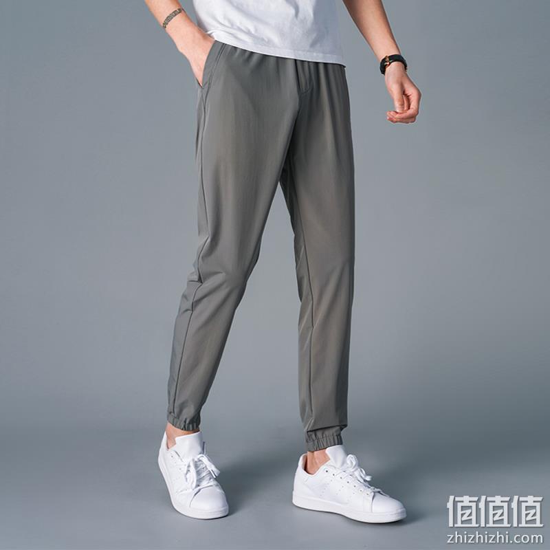 Snow Flying 雪中飞 2023春夏新款 男士冰丝薄款休闲裤 三色 59元包邮（双重优惠） 值值值-买手聚集的地方