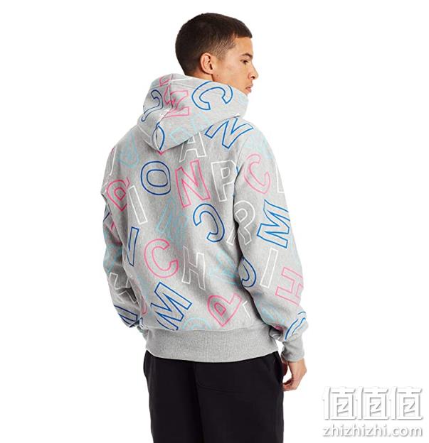 Champion 冠军 Life系列 S2974 男士套头连帽长袖印花卫衣 S码 254元 值值值-买手聚集的地方