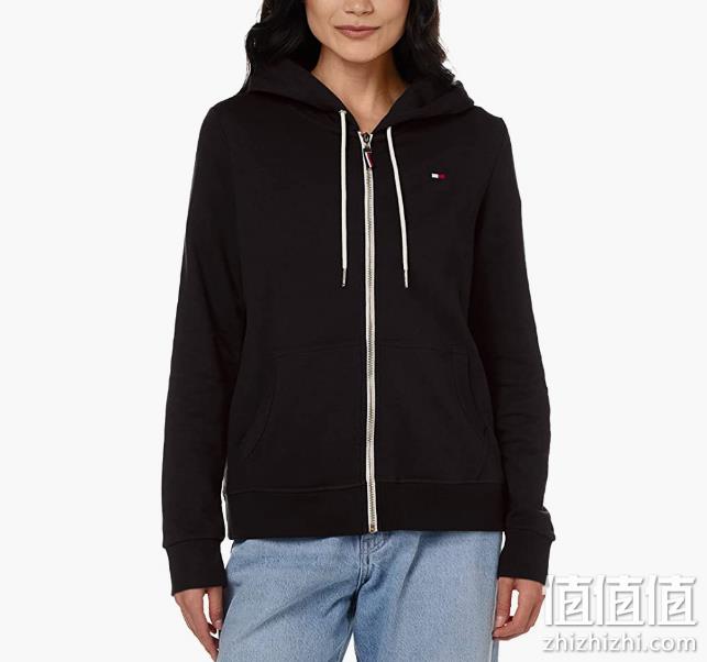 Tommy Hilfiger 汤米·希尔费格 女士开衫连帽卫衣 250.71元 值值值-买手聚集的地方