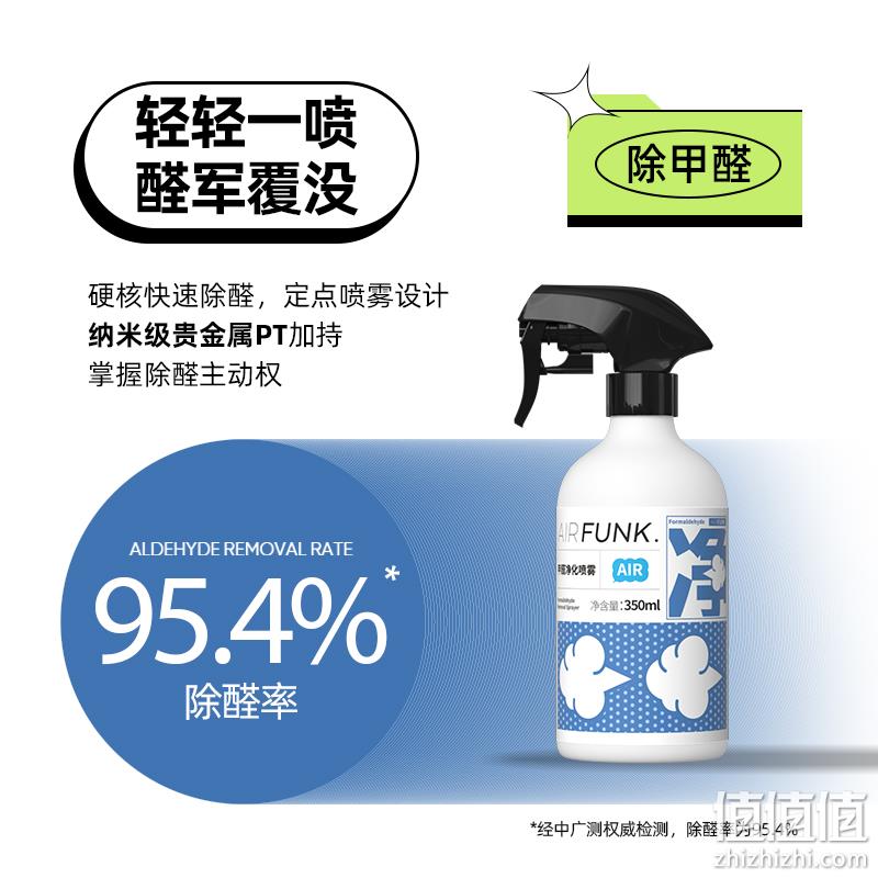 Air Funk 空气放克 甲醛净化喷雾 350ml*2件 49元包邮（双重优惠，拍2件） 值值值-买手聚集的地方