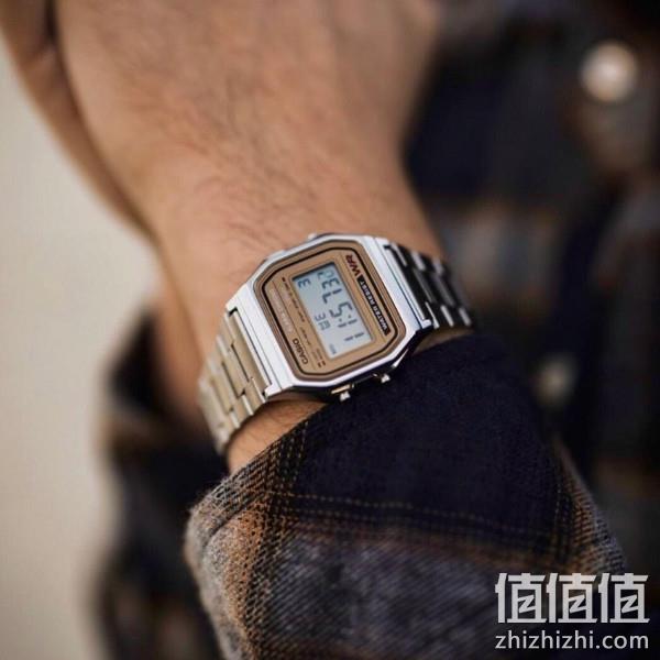 亚马逊销冠！Casio卡西欧 A-158WEA-9JF 潮流复古方块表 78元（可3件9折） 值值值-买手聚集的地方