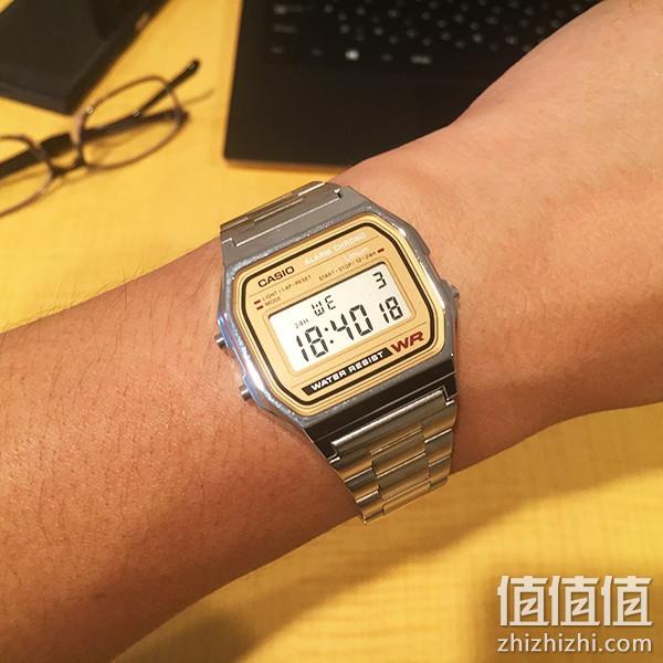 亚马逊销冠！Casio卡西欧 A-158WEA-9JF 潮流复古方块表 78元（可3件9折） 值值值-买手聚集的地方
