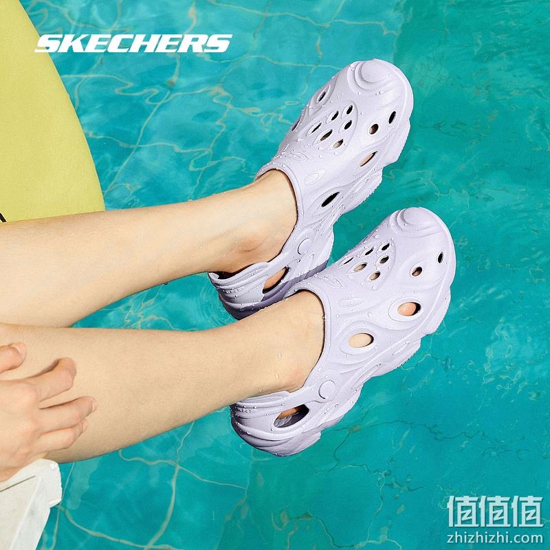 Skechers 斯凯奇 Foamies泡泡鞋系列 情侣一脚蹬超轻凉拖洞洞鞋 新低158.43元包邮（双重优惠） 值值值-买手聚集的地方