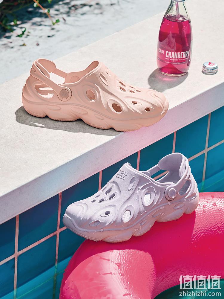 Skechers 斯凯奇 Foamies泡泡鞋系列 情侣一脚蹬超轻凉拖洞洞鞋 新低158.43元包邮（双重优惠） 值值值-买手聚集的地方