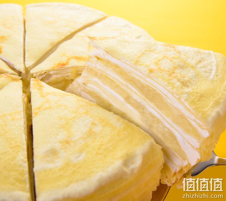 顺丰包邮，榴芒一刻  新鲜榴莲千层蛋糕 6寸 500g 84.9元包邮（需领券） 值值值-买手聚集的地方