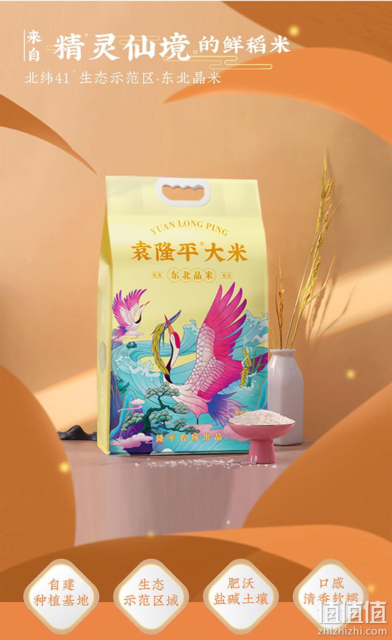 袁隆平大米 隆平农场东北晶米 10斤 39.9元包邮（需领券） 值值值-买手聚集的地方