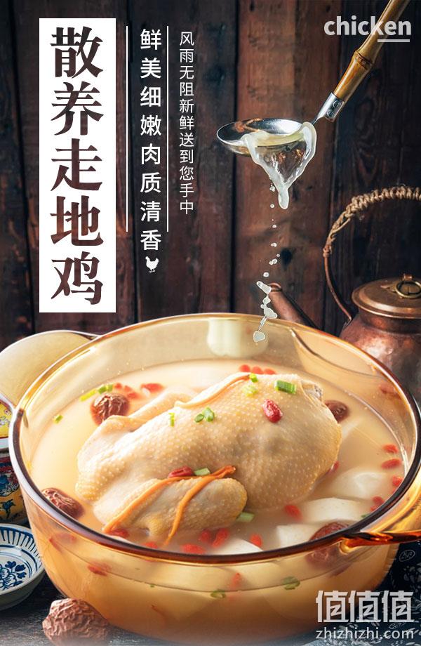 大用好味道 农家散养走地鸡 730g*4只 74.9元包邮（18.7元/只） 值值值-买手聚集的地方