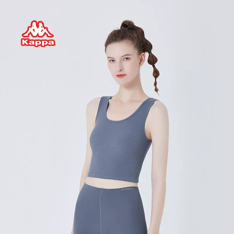 Kappa 卡帕 KP1V02 女士纯棉短款背心2件装 69元包邮（需领券） 值值值-买手聚集的地方