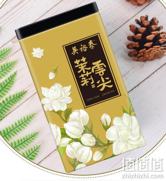 中华老字号，吴裕泰 云尖茉莉 特级茉莉花茶 200g 92元包邮 值值值-买手聚集的地方