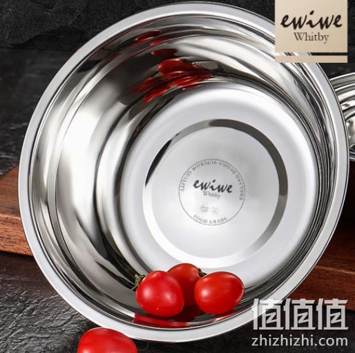 EWIWE 不锈钢盆筛五件套 59.9元包邮（需领券） 值值值-买手聚集的地方