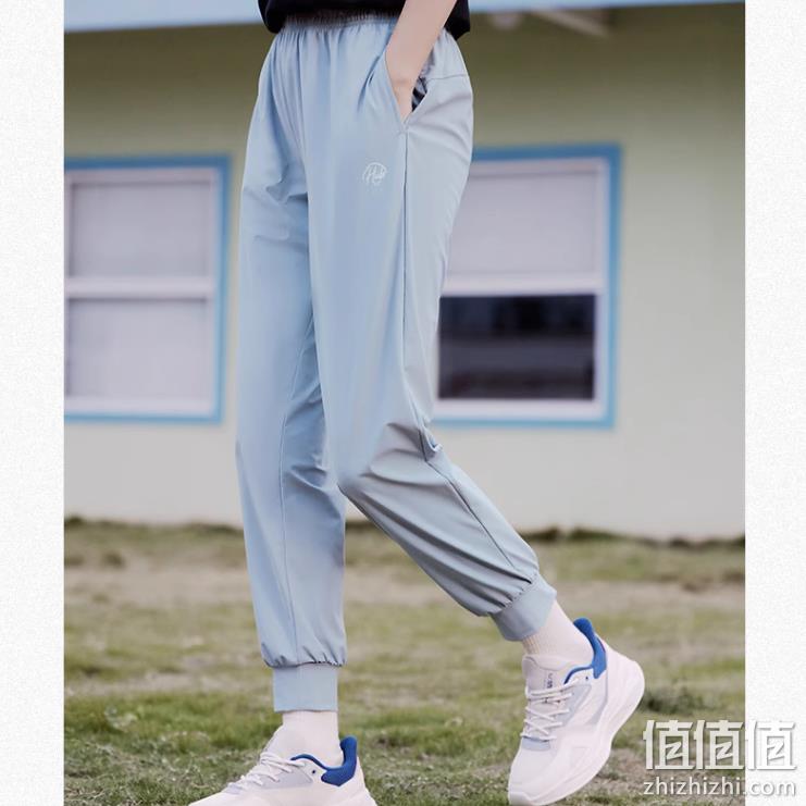 361° 2023夏季 女子薄款冰丝宽松防晒束脚九分裤 3色 74元包邮（需领券） 值值值-买手聚集的地方