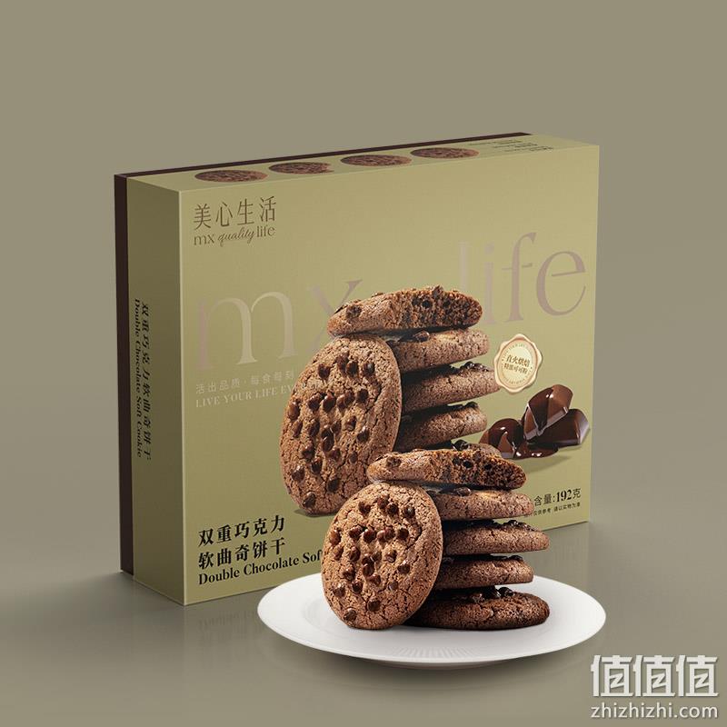 香港美心旗下品牌，美心生活 双重巧克力软曲奇饼干 192g 新低45.9元包邮（需领券） 值值值-买手聚集的地方