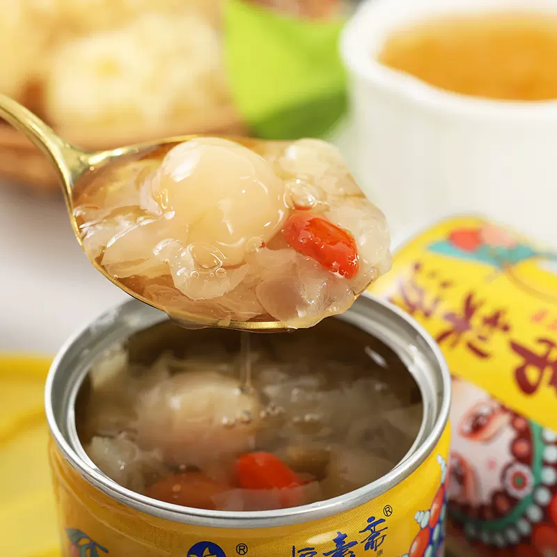 怡江黄金耳 即食鲜炖小吊梨汤银耳罐头220g*6罐 35.9元包邮（需领券） 值值值-买手聚集的地方