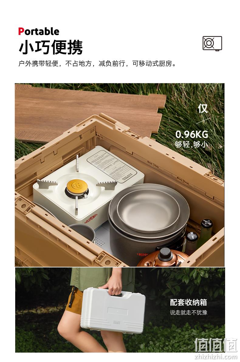 杜邦 户外便携卡式炉 配收纳箱 198元包邮（需领券） 值值值-买手聚集的地方