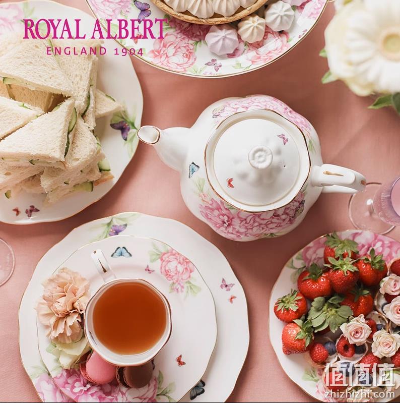 米兰达可儿联名款，Royal Albert 皇家阿尔伯特 友谊系列 22K金镶边骨瓷茶壶450ML 394.83元（天猫旗舰店820元） 值值值-买手聚集的地方