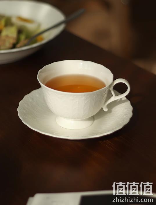 Narumi 鸣海 Silky White系列 纯白骨瓷杯碟组合 200ml 133.16元（可3件9折） 值值值-买手聚集的地方