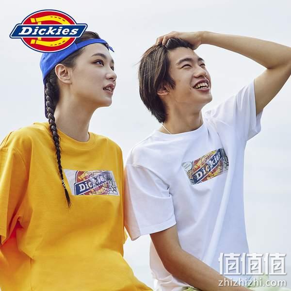 Dickes 帝客 情侣款工装风纯棉短袖T恤 DK010134-157465 新低89元包邮（短裤119元） 值值值-买手聚集的地方