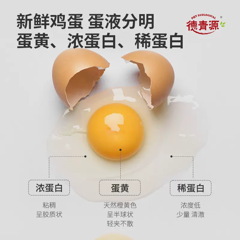 德青源 无抗生素谷饲鲜鸡蛋 30枚/1.29kg 34.9元包邮(需领券) 值值值-买手聚集的地方