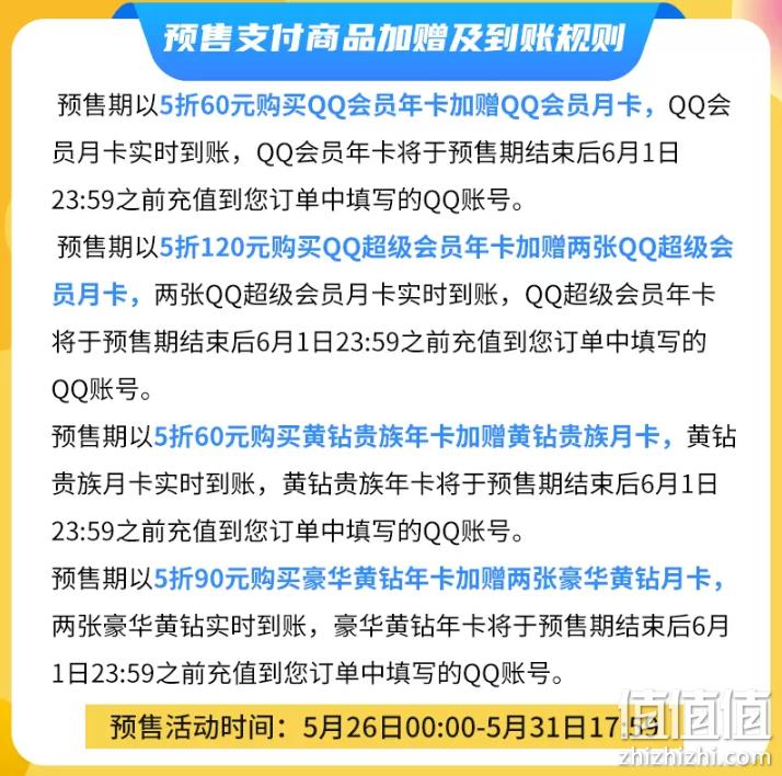 腾讯QQ 会员年卡 12个月 60元秒充 值值值-买手聚集的地方