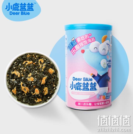 小鹿蓝蓝 宝宝拌饭海苔 40g/罐*2罐 19.8元包邮（双重优惠） 值值值-买手聚集的地方