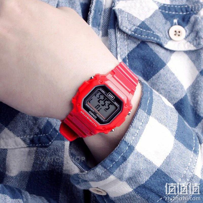 亚马逊销冠！Casio 卡西欧 F-108WHC-7BJF 中性复古石英表 93元（可3件9折） 值值值-买手聚集的地方