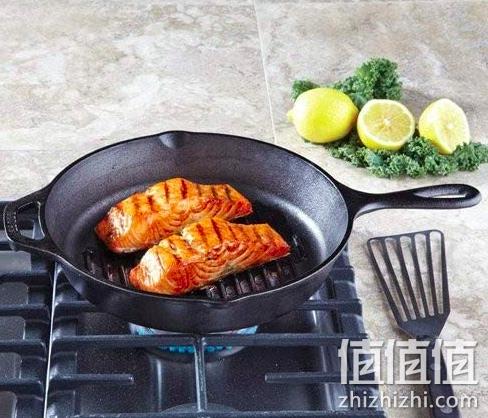 Lodge 洛奇 L8GP3 平底铸铁煎锅 26.5cm 253.09元 值值值-买手聚集的地方