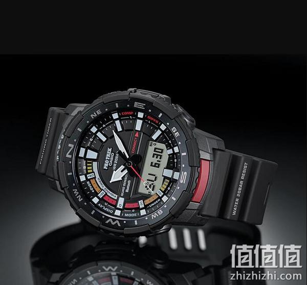 Casio 卡西欧 Pro Trek系列 PRT-B70-2DR 男士四重感应石英手表 935.75元 值值值-买手聚集的地方