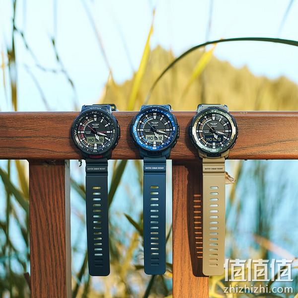 Casio 卡西欧 Pro Trek系列 PRT-B70-2DR 男士四重感应石英手表 935.75元 值值值-买手聚集的地方