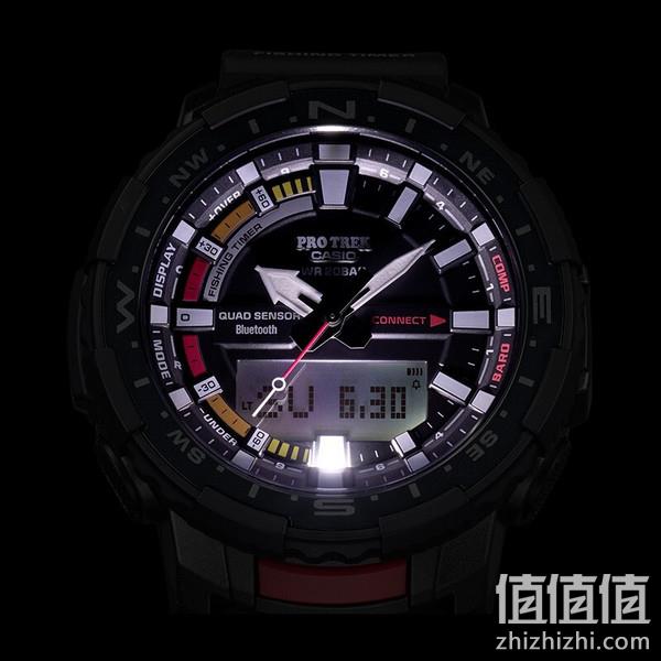 Casio 卡西欧 Pro Trek系列 PRT-B70-2DR 男士四重感应石英手表 935.75元 值值值-买手聚集的地方