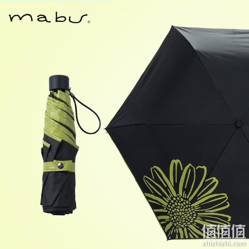 日本人气雨伞品牌 Mabu 轻量6骨降温8度防晒晴雨伞 28元包邮包税（双重优惠） 值值值-买手聚集的地方