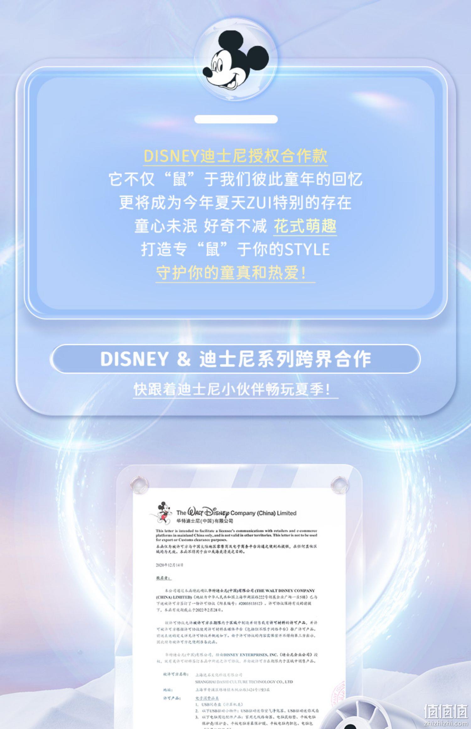 官方正版授权，Disney 迪士尼 H18 便携式手持小风扇 三色 新低17.8元包邮（需用券） 值值值-买手聚集的地方