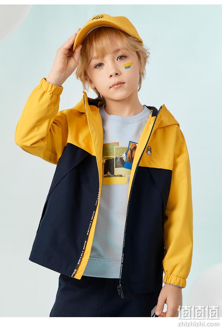 20点开始，Hush Puppies 暇步士 男女童拼色连帽风衣外套（10~170cm）多色 新低89元包邮 值值值-买手聚集的地方