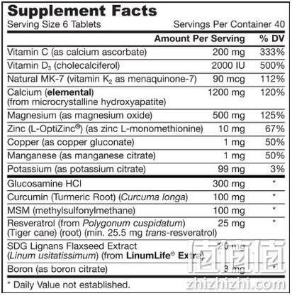 Jarrow Formulas 杰诺 强骨配方金装版240粒 159.71元 值值值-买手聚集的地方