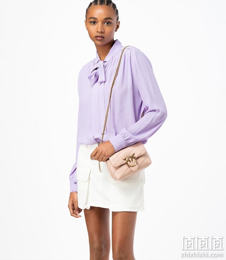 新低！PINKO 品高 PUFF 2023春季新款女士小号羊皮斜挎包 100041_A0F2  6色 671.68元（天猫旗舰店折后2070元） 值值值-买手聚集的地方