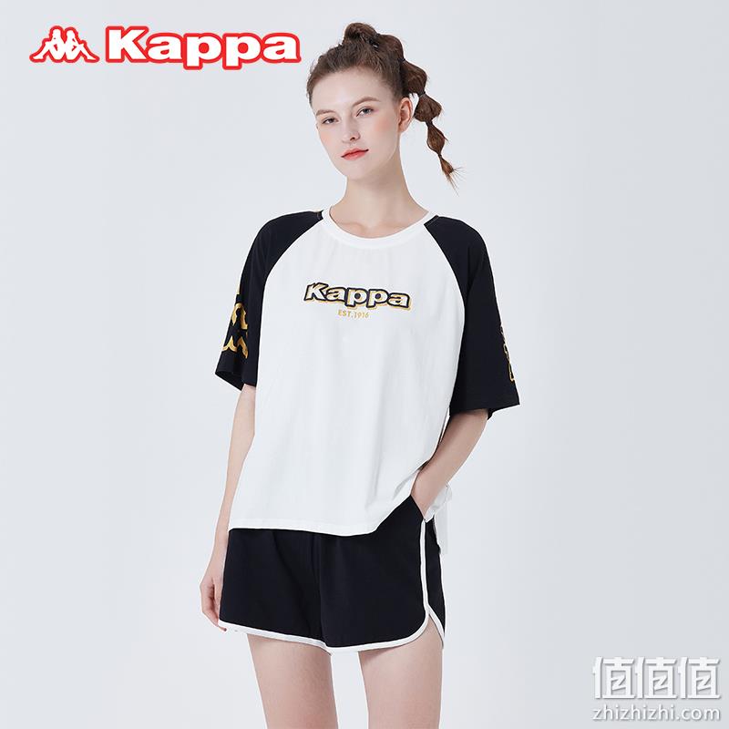 2023春夏新款，Kappa 卡帕 女士可外穿棉质休闲家居服套装 4色 89元包邮（双重优惠） 值值值-买手聚集的地方