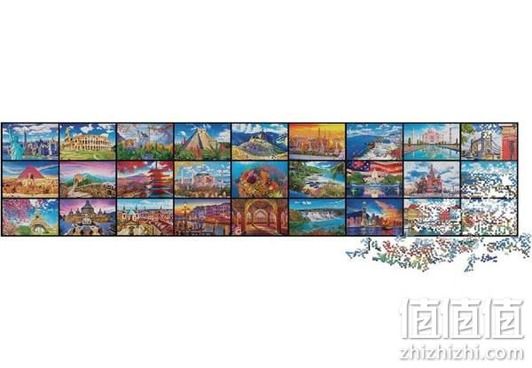 51300片！Kodak 柯达 世界上Z大的拼图 27个世界奇迹建筑 高级拼图 2739元 值值值-买手聚集的地方