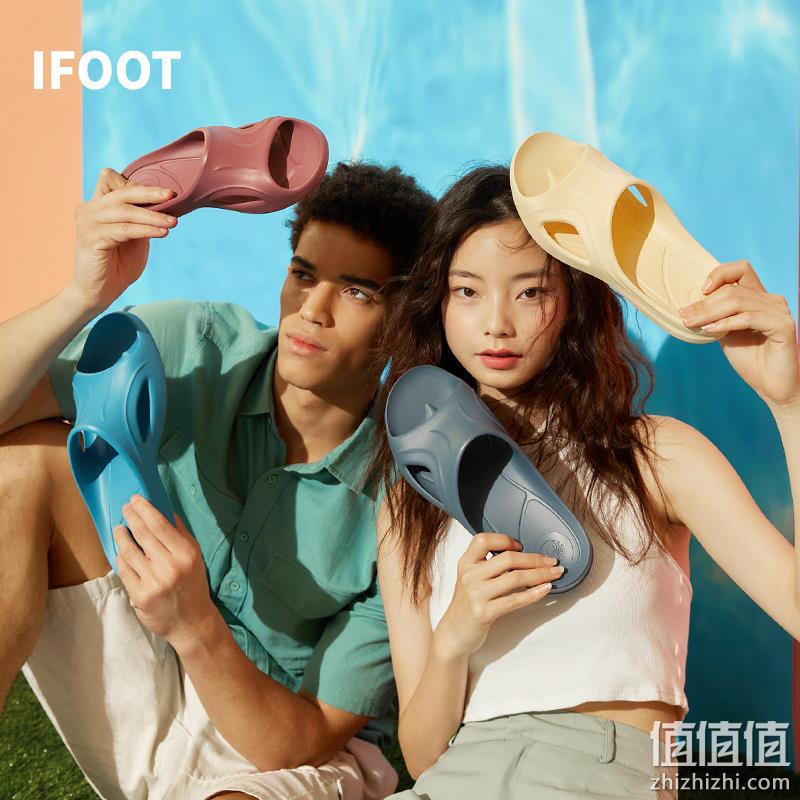Kenroll 科柔 IFOOT系列 抑菌款防滑居家凉拖鞋F102 多色 新低26.8元包邮（需领券） 值值值-买手聚集的地方