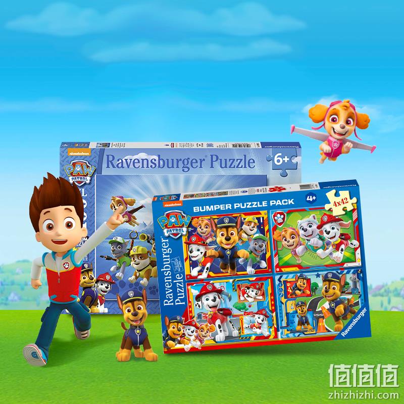 Ravensburger 睿思 汪汪队立大功 儿童进阶益智拼图 多款可选 50.75元包邮起（双重优惠） 值值值-买手聚集的地方
