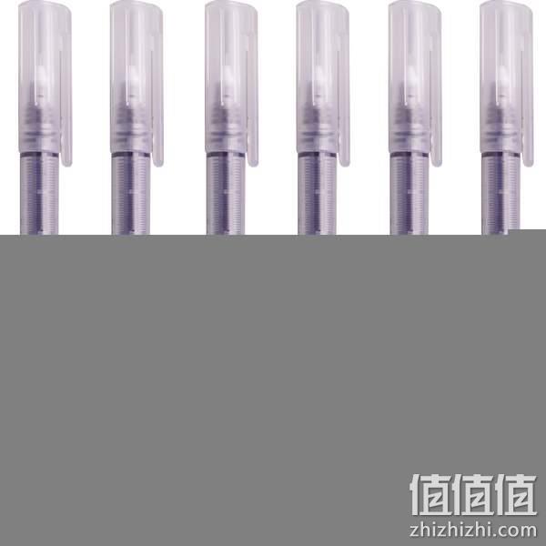 Snowhite 白雪 PVR155 直液式走珠笔 0.5mm 6支 黑色 5.9元包邮（需领券） 值值值-买手聚集的地方