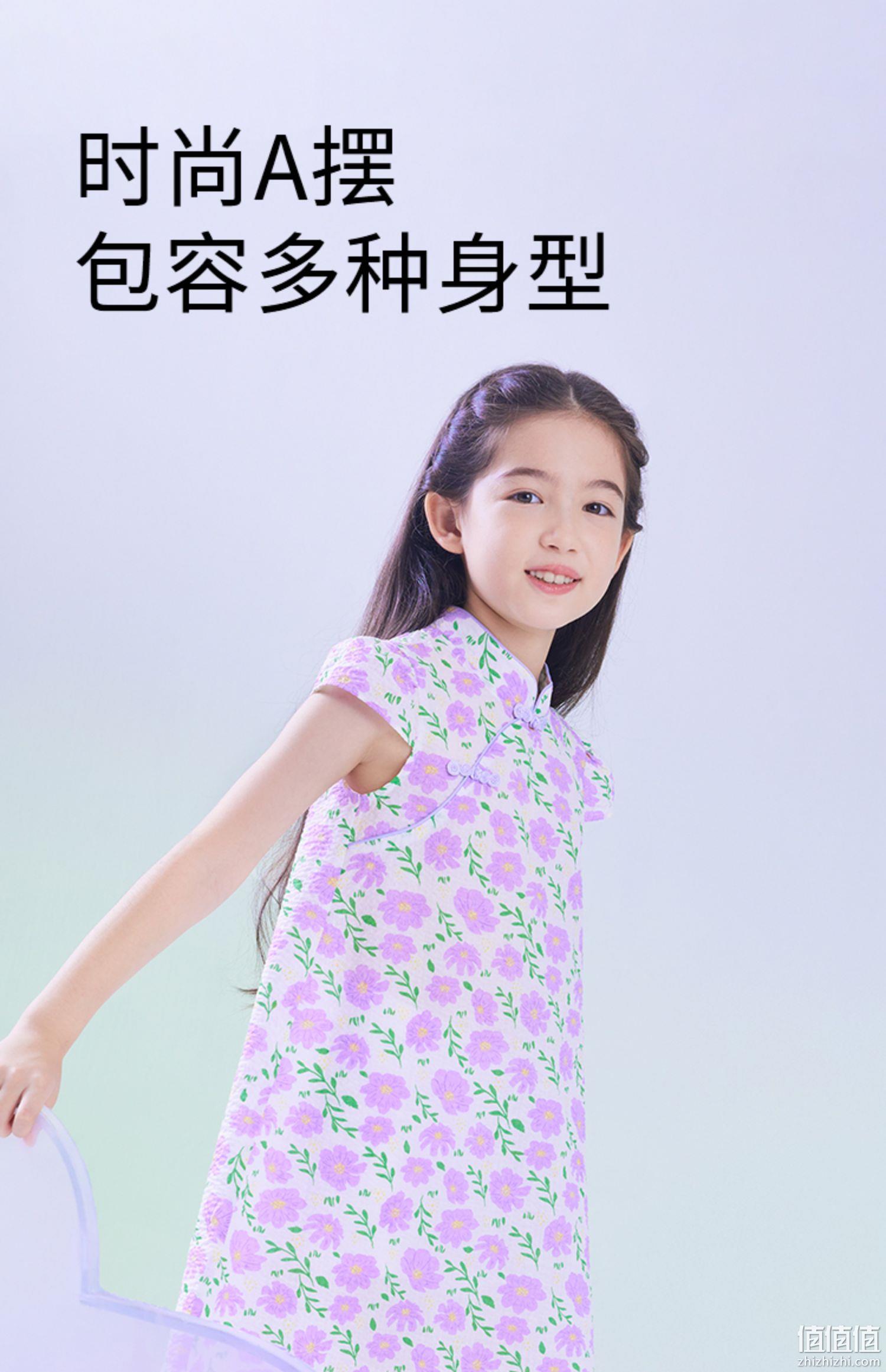 Annil 安奈儿 2023夏新款国潮中国风旗袍裙（110~160码）4色 新低89元包邮（需领券） 值值值-买手聚集的地方