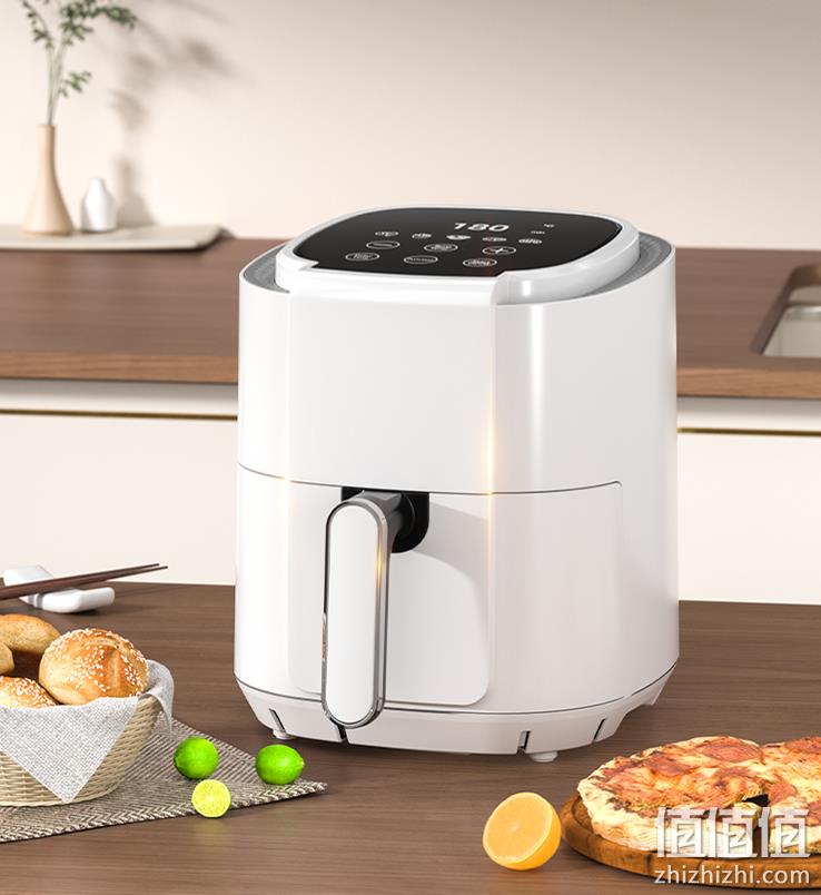 小米有品 JIPIN 即品 P-ZGYL-08 液晶触控空气炸锅 4.5L 169元包邮包税，旋钮款139元起 值值值-买手聚集的地方