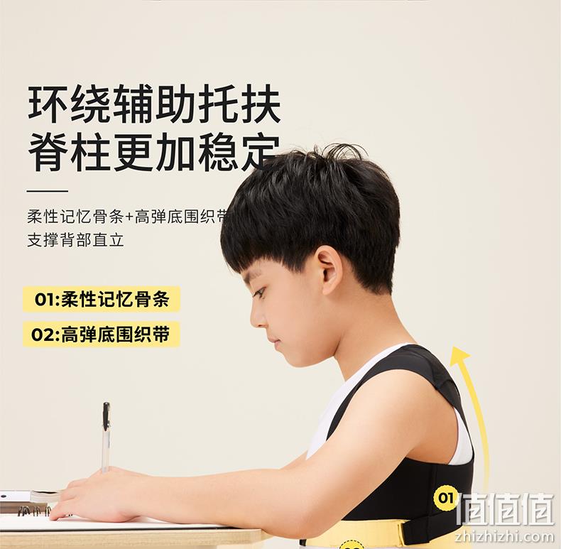 允宝 儿童开肩矫正背带驼背矫正器 99元包邮（需领券） 值值值-买手聚集的地方