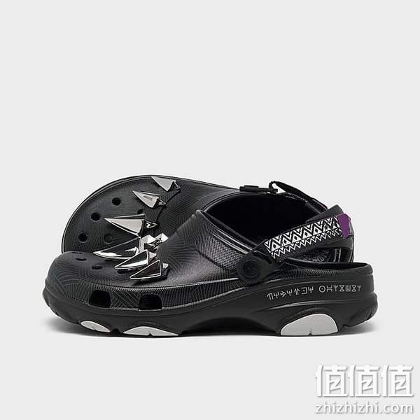 Crocs 卡骆驰 Black Panther™黑豹联名款 中性洞洞鞋208031 347.36元 值值值-买手聚集的地方